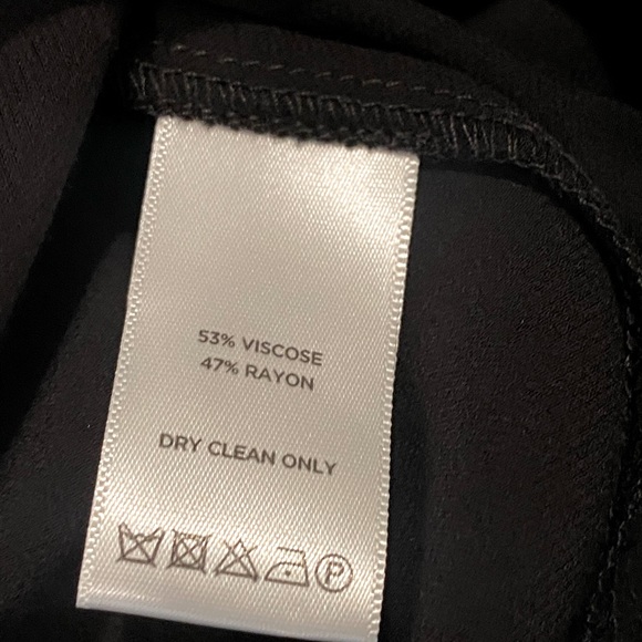 LILLA P Black Silky Blouse NWT - Picture 3 of 4